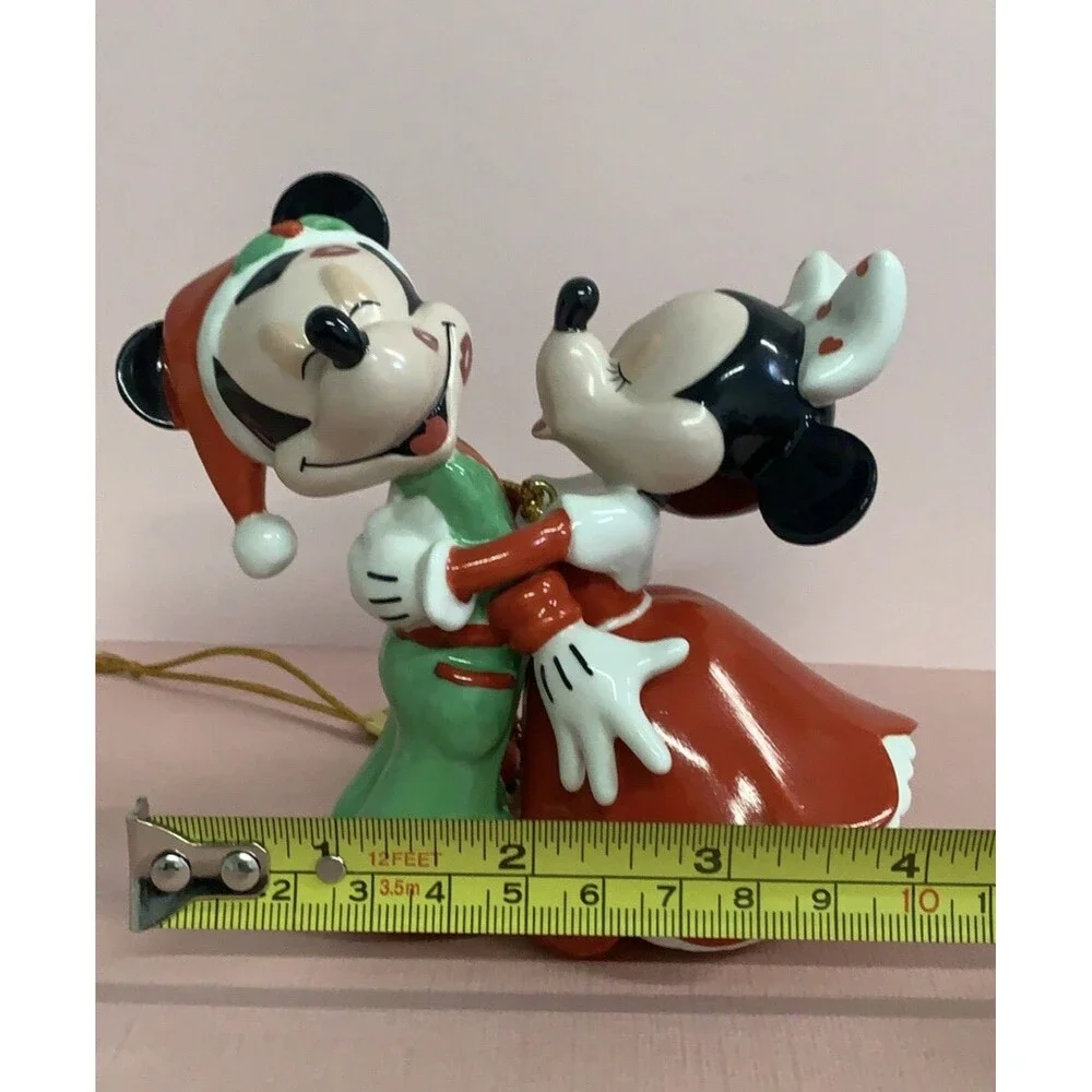 Bradford Exchange Disney Mickey & Minnie Mouse 2008 Porcelain Holiday Ornament